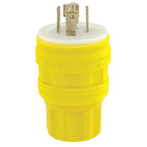Leviton Wetguard® Locking Plugs 30 A 125/250 V 3P4W L14-30P Uninsulated Wetguard® Wet Location