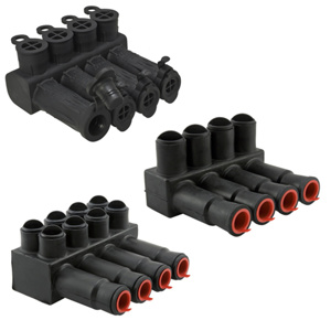 nVent Utilco Underground Distribution Direct Burial Multi-tap Connectors 10 AWG - 500 kcmil 5 Port