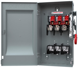 Siemens Heavy Duty Fused Disconnects 30 A NEMA 1 600 VAC