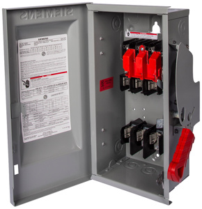 Siemens Heavy Duty Fused Disconnects 200 A NEMA 3R 600 VAC