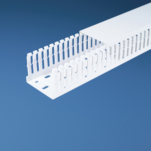 Panduit Panduct® Type MC Narrow Slot Wire Duct 50 mm x 100 mm x 2 m White Snap-on Cover Included