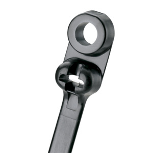 Panduit Cable Ties Miniature Plenum Rated Dome 4.60 in Weather-resistant Black