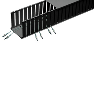 Panduit Fiber-Duct™ Type E Wide Slot Wire Duct 2 in x 2 in x 6 ft Yellow Cover Not Included