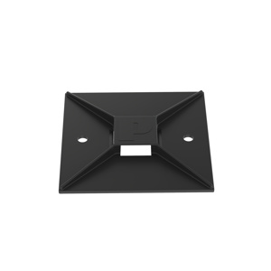 Panduit 4-way Cable Tie Mounts Black Adhesive Mount