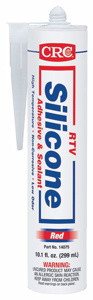 CRC RTV Silicone Sealants 12 oz Cartridge Hydroxy-Terminated Polydimethylsiloxane/Silica