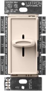 Lutron Skylark® Fan Controls Slide 1.5 A Light Almond