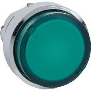 Square D Harmony™ ZB4BW Projecting Push Button Heads 22 mm IEC Illuminated Metallic Green