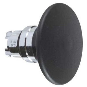 Square D Harmony® ZB4B Push Button Heads 22 mm Black IEC 22mm Metal