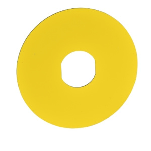 Square D Harmony® ZBY Legend Plates 22 mm Blank Yellow