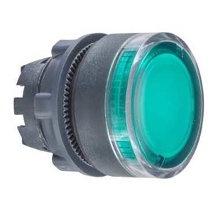 Square D Harmony™ ZB5 Push Button Heads 22 mm Illuminated Green