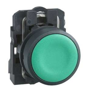 Square D Harmony™ XB5 Complete Push Button Operators 22 mm IEC Plastic Green