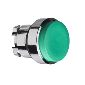Square D Harmony™ ZB4B Push Button Heads 22 mm IEC Metallic Green
