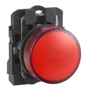 Square D Harmony™ XB5 Complete Pilot Lights Red 22 mm Illuminated