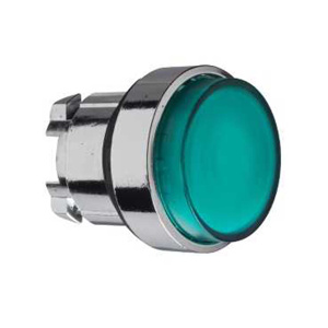 Schneider Electric Harmony™ ZB4B Push Button Heads 22 mm Green IEC