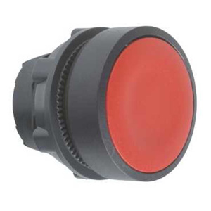 Schneider Electric Harmony™ ZB5AA Flush Push Button Heads 22 mm No Illumination Plastic [None] Red