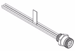 Molex Micro-Change® B-Size Female Single-Ended Receptacles 6 ft 7 Pole