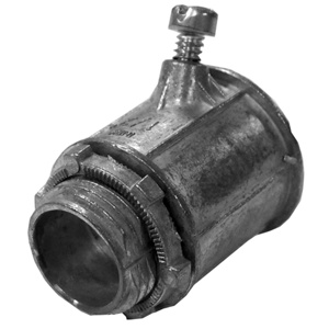 Appleton Emerson Straight Set Screw <em class="search-results-highlight">Flex</em> Connectors 1/2 in Zinc Die Cast Non-insulated