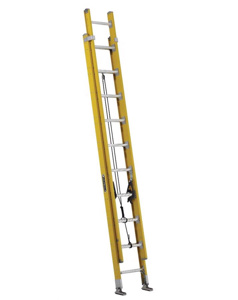 Louisville Ladder Extension Ladders 20 ft 375 lb Fiberglass