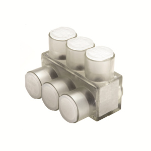 Burndy Multi-tap Connectors One Sided 4 AWG - 600 kcmil 8 Port