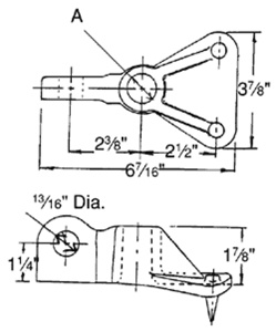 Hubbell Power Power Pole Plate Eyes