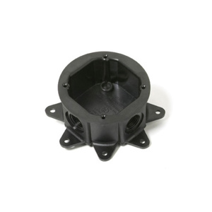 Engineered Products Weatherproof Round Outlet Boxes 2 in Nonmetallic 3/4 in 4 Hub