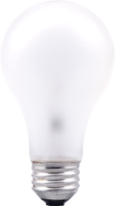 Sylvania Rhinocoat® Safeline® Ecologic® Series Rough Service - Shatter-resistant Incandescent A-line Lamps A19 60 W Medium (E26)