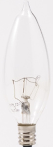 Sylvania Décor Double Life Tip Ecologic® Series Incandescent Decorative Candle Lamps B10 40 W Candelabra (E12)