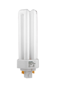 Sylvania Dulux® T/E/IN Ecologic Series Compact Fluorescent Lamps Triple Twin Tube (TTT) CFL 4-pin GX24q-3 3000 K 32 W