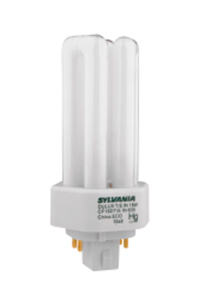 Sylvania Dulux® T/E/IN Ecologic Series Compact Fluorescent Lamps Triple Twin Tube (TTT) CFL 4-pin 4-pin (GX24q-2) 4100 K 18 W
