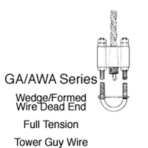 Hubbell Power Adjust-A-Grip® Deadend Grips Steel