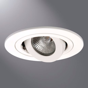 Cooper Lighting Solutions 1495 Series 4 in Trims White Gimbal - White Gimbal White