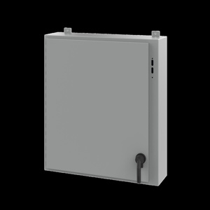 nVent HOFFMAN A25 Wall Mount Hinged Preferred Cutout N12 Disconnect Enclosures with POWERGLIDE Handle 36 x 32 x 8 in Continuous Hinge, Removable Door Steel NEMA 12/13