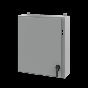 nVent HOFFMAN A25 Wall Mount Hinged Preferred Cutout N12 Disconnect Enclosures with POWERGLIDE Handle 36 x 32 x 10 in Continuous Hinge, Removable Door Steel NEMA 12/13