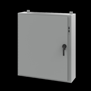 nVent HOFFMAN A25 Wall Mount Hinged Preferred Cutout N12 Disconnect Enclosures with POWERGLIDE Handle 42 x 38 x 10 in Continuous Hinge, Removable Door Steel NEMA 12/13