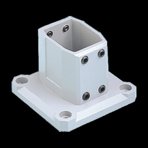 nVent HOFFMAN CS4 COMPACT™ Pendant Arm Series 2 Base Bracket/Wall Flanges Aluminum Die Cast